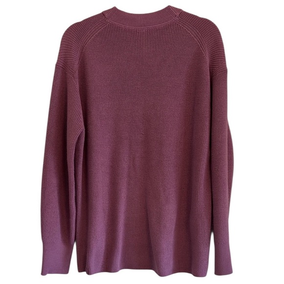 Lululemon Merino Wool Blend Crewneck Sweater in Velvet Dust Size 6 - Picture 3 of 4